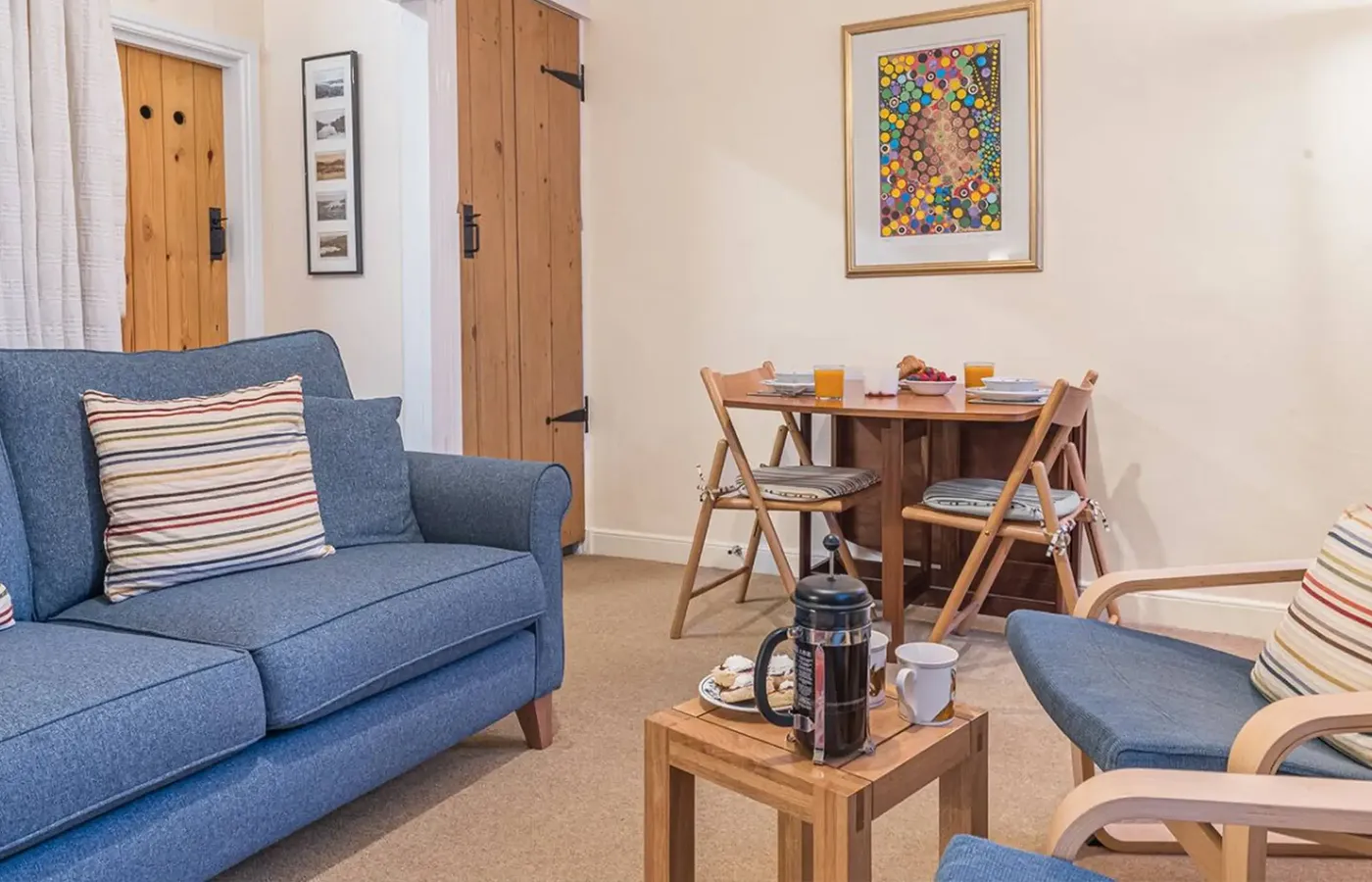 Interior of cosy cottage in Bowness-on-Windermere, the Lake District