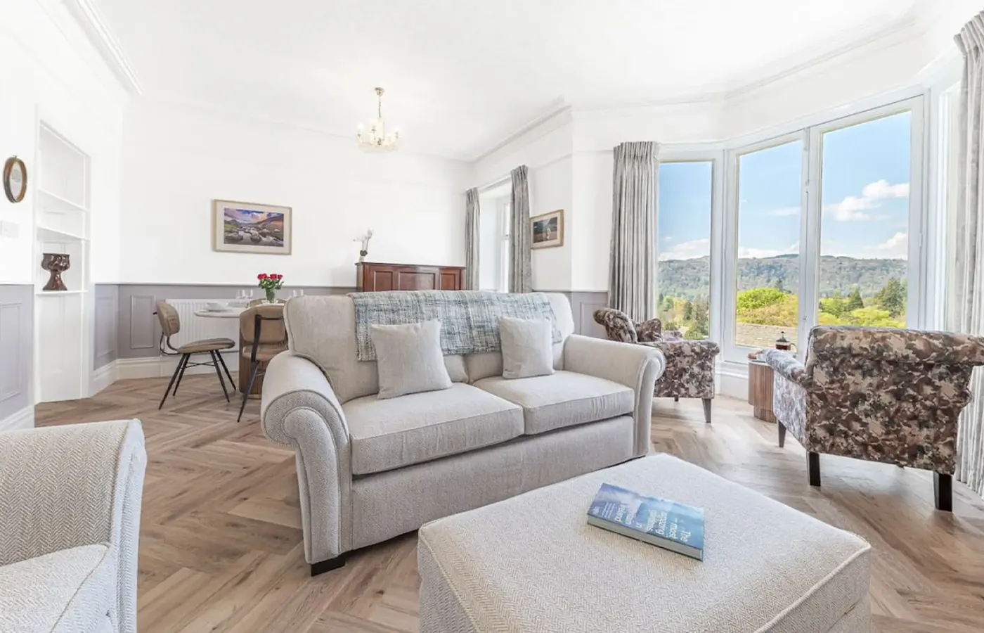 Interior of an apartment in Bowness-on-Windermere, Lake District