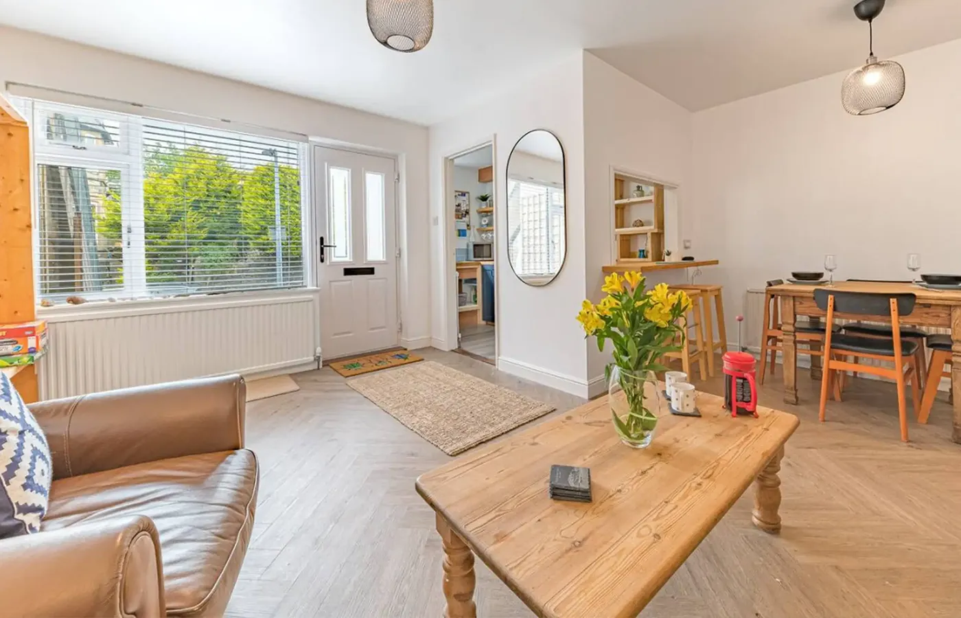 Interior of a self catering cottage in Windermere, the Lake District